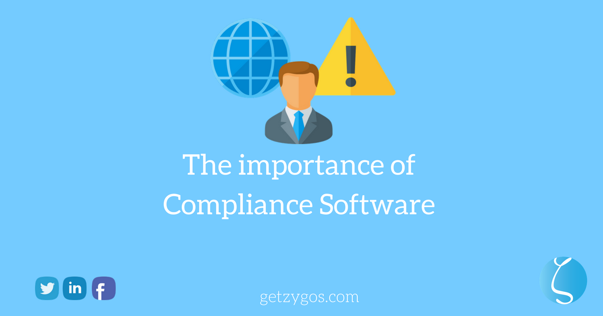 The importance of Compliance Software - Zygos Blog Cover