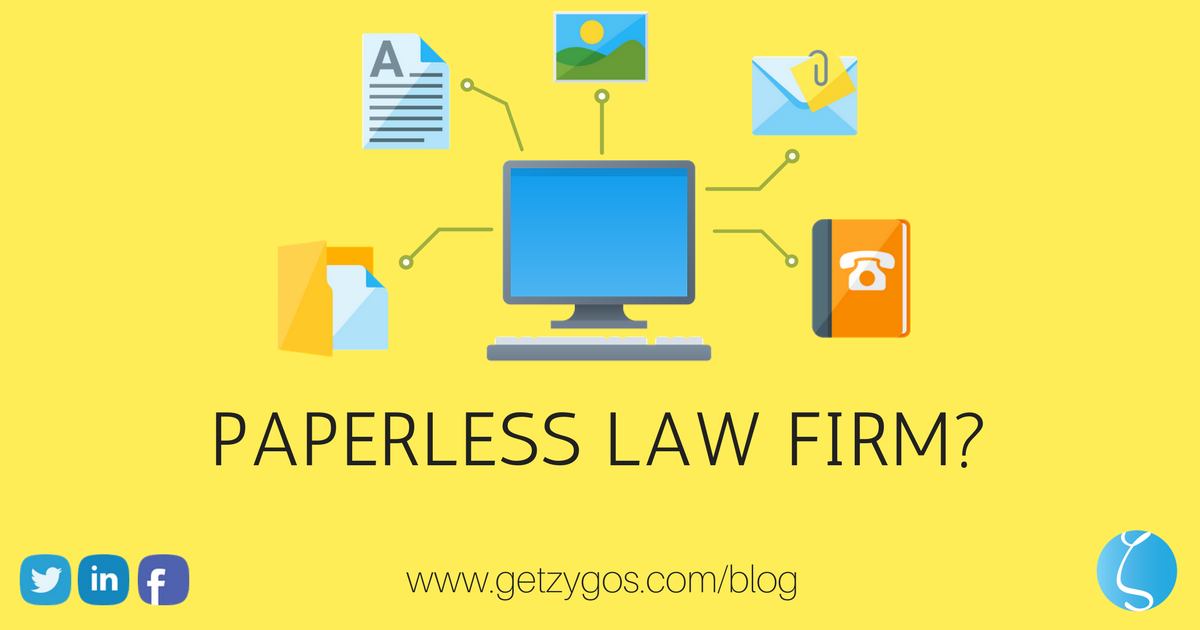 PAPERLESS LAW FIRM blog post cover